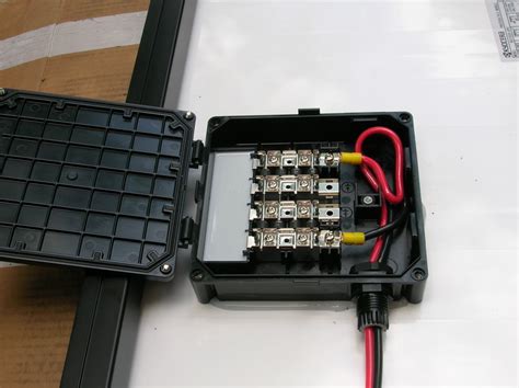 array junction box specification|solar panel junction box replacement.